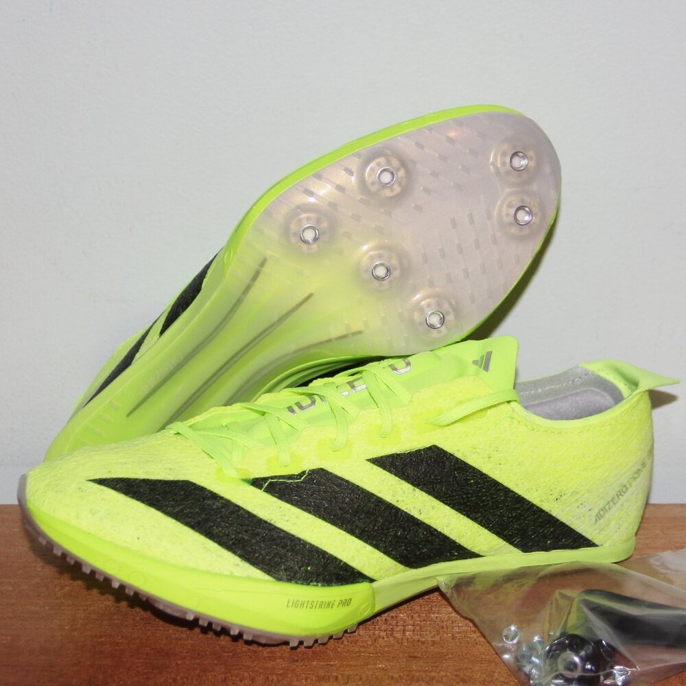 Adidas Adizero Prime SP 3 Strung Track Spikes Mens 7 Womens 8 Lemon Black